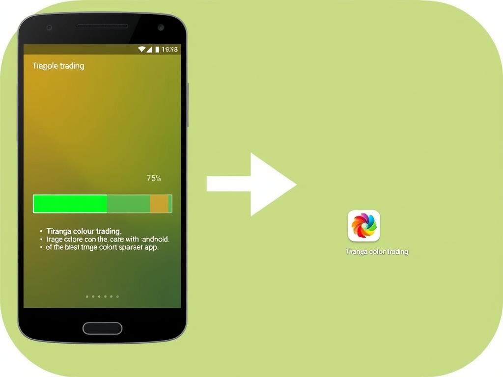 Step-by-step Android download process for Tiranga colour trading app
